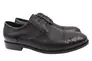 Туфлі чоловічі з натуральної шкіри на низькому ходу колір Чорний Anemone 164-21DT Фото 1