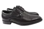 Туфлі чоловічі з натуральної шкіри на низькому ходу на шнурівці колір Чорний Brooman 861-21DT Фото 1