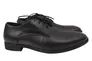 Туфлі чоловічі з натуральної шкіри на низькому ходу на шнурівці колір Чорний Van Kristi 90-21DT Фото 1