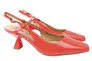 Туфли женские из натуральной лаковой кожи с открытой пяткой Красный Sasha Fabiani 24-21LT Фото 1