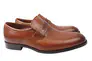 Туфлі чоловічі з натуральної шкіри на низькому ходу колір Рудий Brooman 863-21DT Фото 1