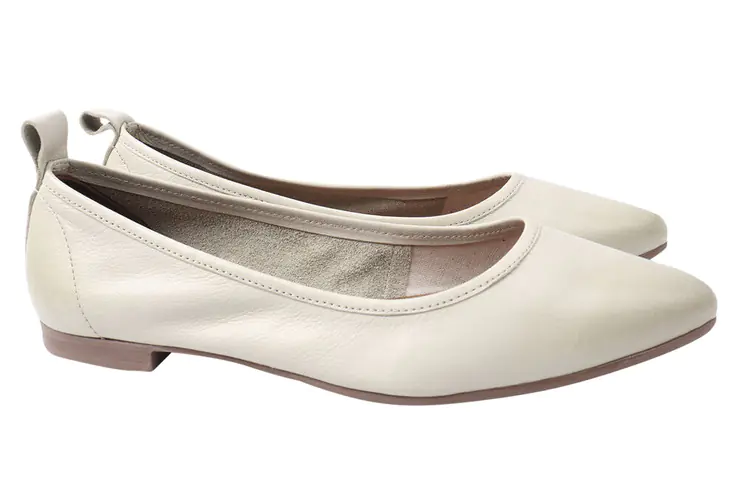 Туфлі жіночі з натуральної шкіри на низькому ходу колір Сірий Bueno 251-21DTB фото 1 — інтернет-магазин Tapok