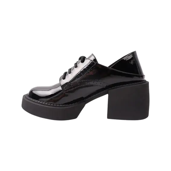 Туфли женские Erisses Черные натуральная лакированная кожа 930-21DTC фото 1 — интернет-магазин Tapok