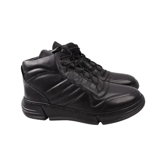 Ботинки мужские Ridge черные натуральная кожа 435-22ZHC фото 1 — интернет-магазин Tapok
