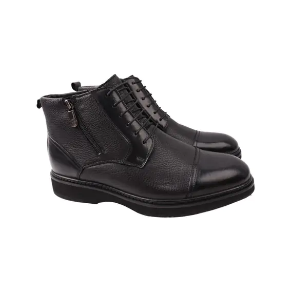 Ботинки мужские Cosottinni черные натуральная кожа 350-22ZHC фото 1 — интернет-магазин Tapok