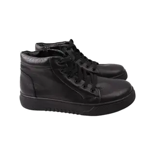 Ботинки мужские Free Style черные натуральная кожа 5-22ZHC