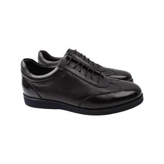 Туфлі чоловічі Brooman чорні натуральна шкіра 876-21DTC