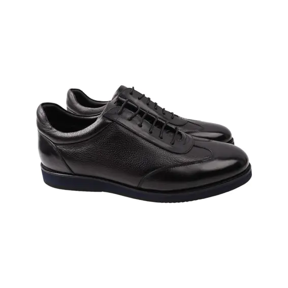 Туфлі чоловічі Brooman чорні натуральна шкіра 876-21DTC фото 1 — інтернет-магазин Tapok
