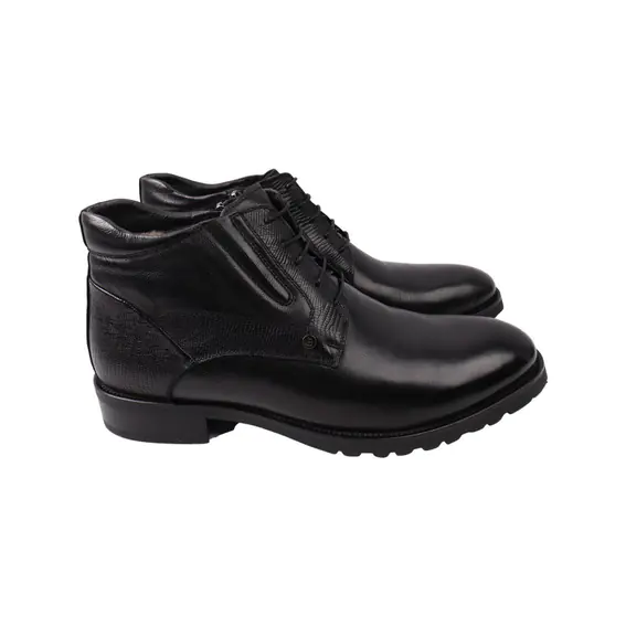Ботинки мужские Brooman черные натуральная кожа 880-22ZH фото 1 — интернет-магазин Tapok