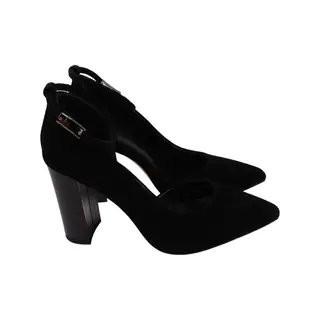 Туфли женские Erisses Черные натуральная замша 956-22DT