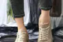Жіночі кросівки шкіряні літні бежеві Yuves 115 Фото 8