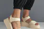 Жіночі туфлі шкіряні літні бежеві Teona 475 Фото 1