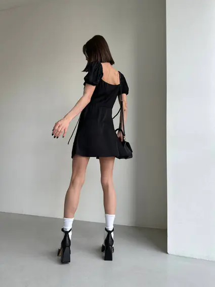 Босоніжки жіночі шкіряні чорні фото 10 — інтернет-магазин Tapok