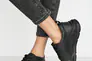 Женские кроссовки кожаные летние черные Yuves 181 Перфорация Фото 7