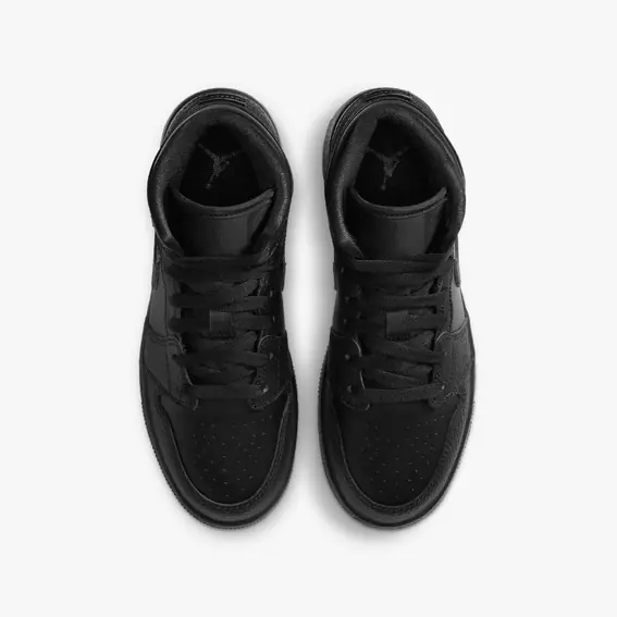 Кросівки жіночі Jordan 1 Mid (Gs) Black (554725-091) фото 5 — інтернет-магазин Tapok