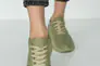 Жіночі кросівки шкіряні літні зелені Yuves 192 Фото 7