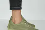Жіночі кросівки шкіряні літні зелені Yuves 192 Фото 8