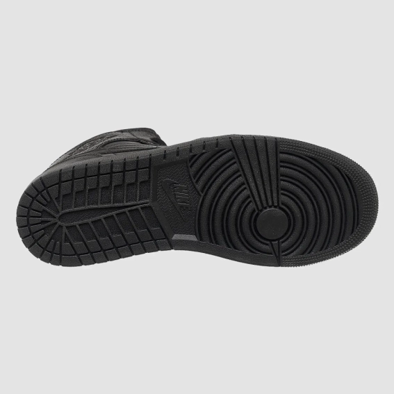Кросівки чоловічі Jordan 1 Mid Triple Black (554724-091) фото 10 — інтернет-магазин Tapok