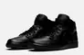 Кросівки чоловічі Jordan 1 Mid Triple Black (554724-091) Фото 1