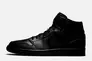 Кросівки чоловічі Jordan 1 Mid Triple Black (554724-091) Фото 2