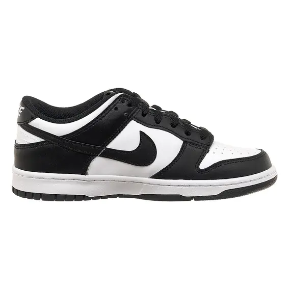 Кросівки жіночі Nike Dunk Low Retro White Black (Gs) (CW1590-100) фото 3 — інтернет-магазин Tapok