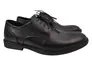 Туфли мужские из натуральной кожи на низком ходу на шнуровке цвет Черный Van Kristi 58-9/21DTC Фото 2