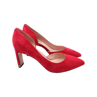 Туфли женские Anemone Красная натуральная замша 202-22DT
