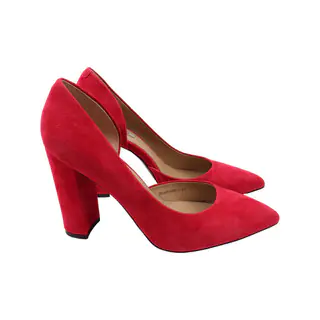 Туфли женские Anemone Красная натуральная замша 206-22DT