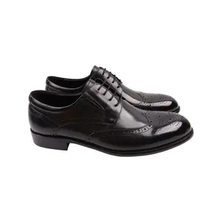 Туфли мужские Lido Marinozi черные натуральная кожа 288-22DT