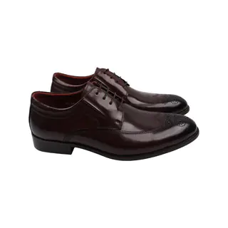 Туфли мужские Brooman коричневые натуральная кожа 890-22DT