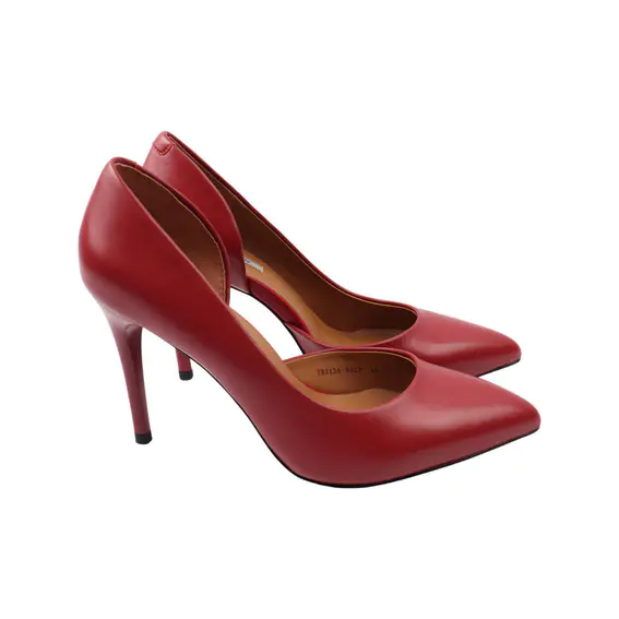 Туфли женские Anemone красные натуральная кожа 195-22DT фото 1 — интернет-магазин Tapok