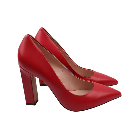 Туфли женские Anemone красные натуральная кожа 218-22DT фото 1 — интернет-магазин Tapok