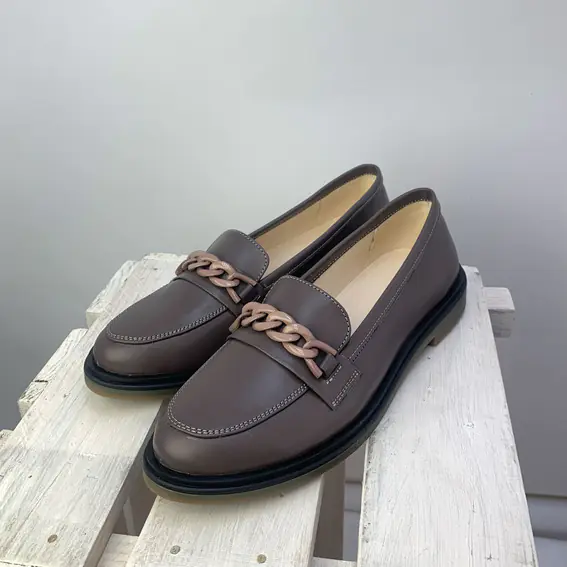 Туфли Лоферы Crave Shoes 582478 Коричневый фото 3 — интернет-магазин Tapok