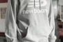 Толстовка New Balance NB ESSENTIALS STACKED LOGO PO MT03558AG Фото 1