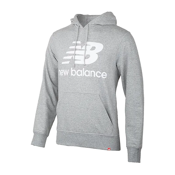 Толстовка New Balance NB ESSENTIALS STACKED LOGO PO MT03558AG фото 3 — интернет-магазин Tapok