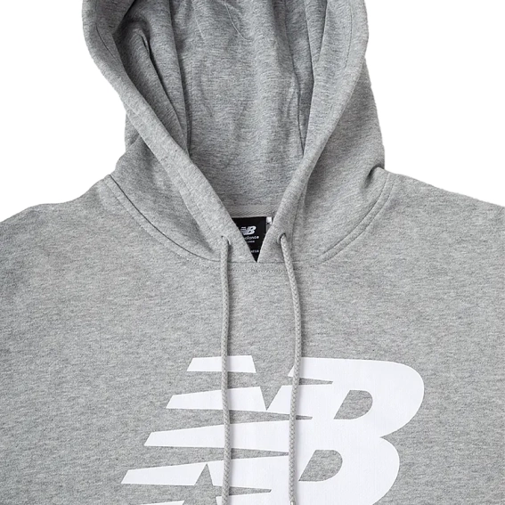 Толстовка New Balance NB ESSENTIALS STACKED LOGO PO MT03558AG фото 5 — интернет-магазин Tapok