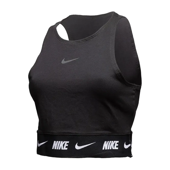 Майка Nike W NSW CROP TAPE TOP DQ9315-010 фото 1 — інтернет-магазин Tapok