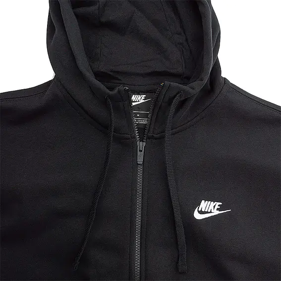 Толстовка Nike M NSW CLUB HOODIE FZ FT BV2648-010 фото 4 — інтернет-магазин Tapok