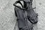 Босоножки женские кожаные черного цвета на каблуке Фото 17