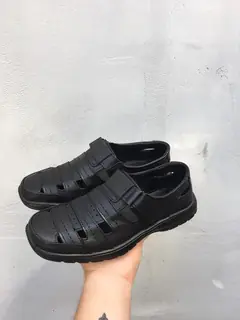 Мужские сандали кожаные летние черные Emirro БК С