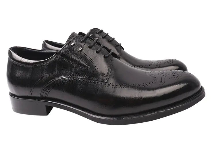 Туфлі чоловічі чорний Brooman 865-21/22DT фото 1 — інтернет-магазин Tapok