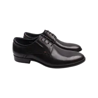 Туфли мужские Brooman черные натуральная кожа 893-22DT