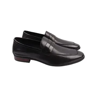 Туфли мужские Brooman черные натуральная кожа 895-22DT