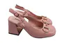 Туфли женские Oeego розовая натуральная кожа 146-22LT Фото 1