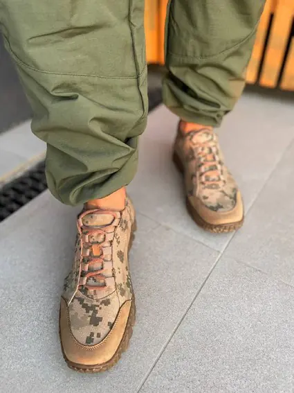 Кросівки чоловічі замшеві кольори хакі з простроченою підошвою фото 4 — інтернет-магазин Tapok