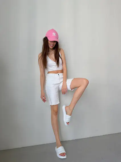 Шлепанцы женские кожаные белого цвета фото 11 — интернет-магазин Tapok