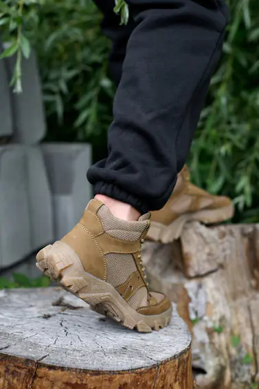 Чоловічі черевики літо текстильні койот CrosSAV 21-31 зуб фото 6 — інтернет-магазин Tapok