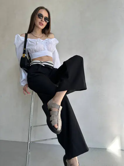 Сандалии женские кожаные бежевого цвета фото 6 — интернет-магазин Tapok