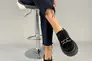 Туфли женские замшевые черные на шнуровке Фото 5