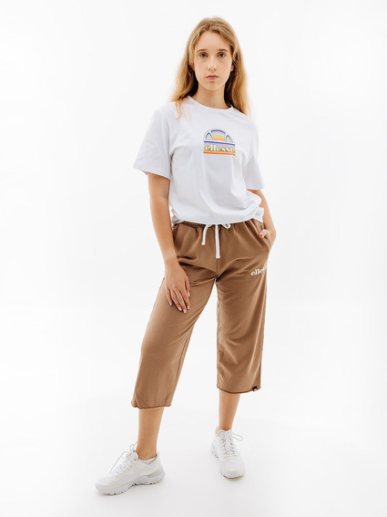 Брюки Ellesse Taran Cropped Jog Pant SGM14012-BROWN фото 8 — интернет-магазин Tapok